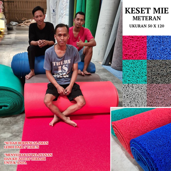 PREMIUM Keset Karpet PVC Mie Bihun Meteran
