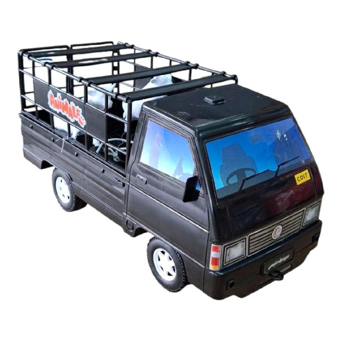 PREMIUM Mainan Mobil Pick Up L300 Miniatur Truk Pengangkut Sapi dan Barang Edukasi - Toy