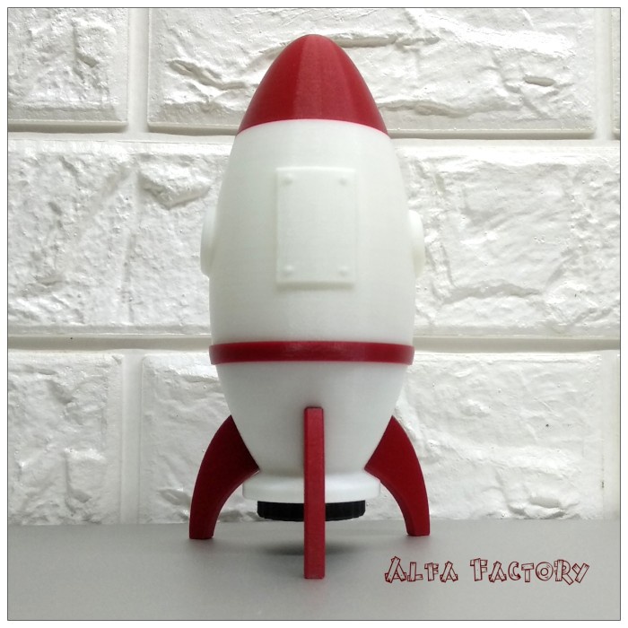 PREMIUM Mainan anak laki perempuan edukasi Rocket Roket Nussa Nasa Pesawat