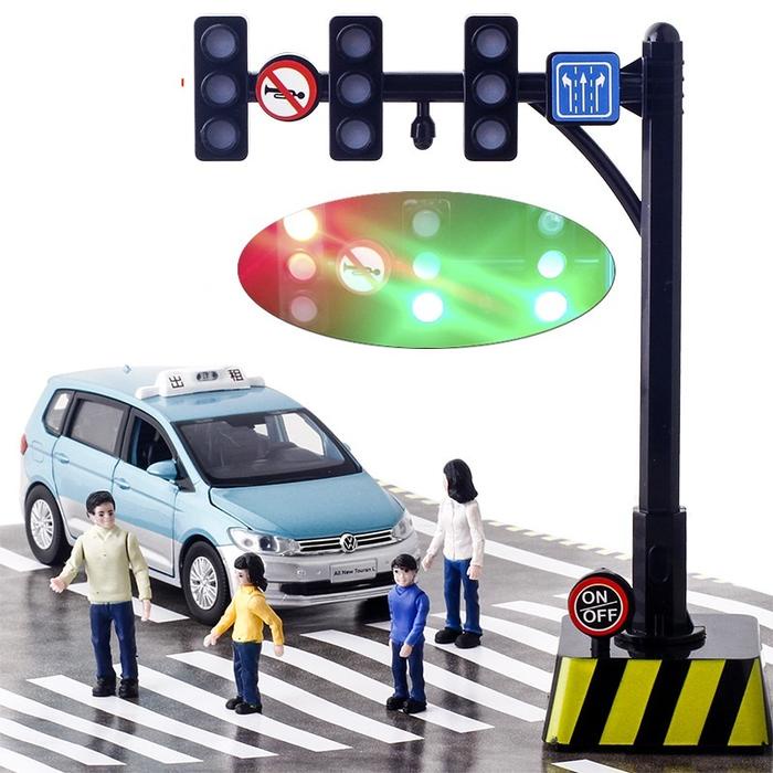 PREMIUM Mainan lampu lalu lintas , lampu traffic , lampu merah mainan edukasi anak