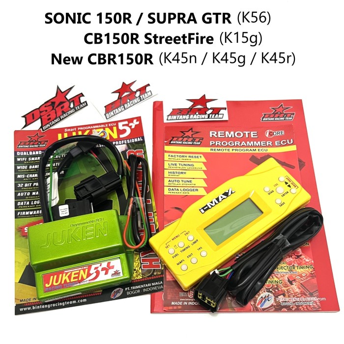 PREMIUM ECU JUKEN 5 ++ PLUS PLUS BRT & REMOTE Juken SONIC 150R SUPRA GTR 150 NEW CBR150R CB 150R