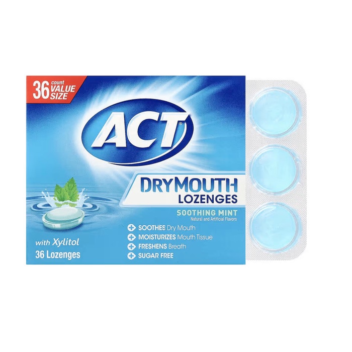 

Act, Dry Mouth Lozenges with Xylitol, 36 Lozenges