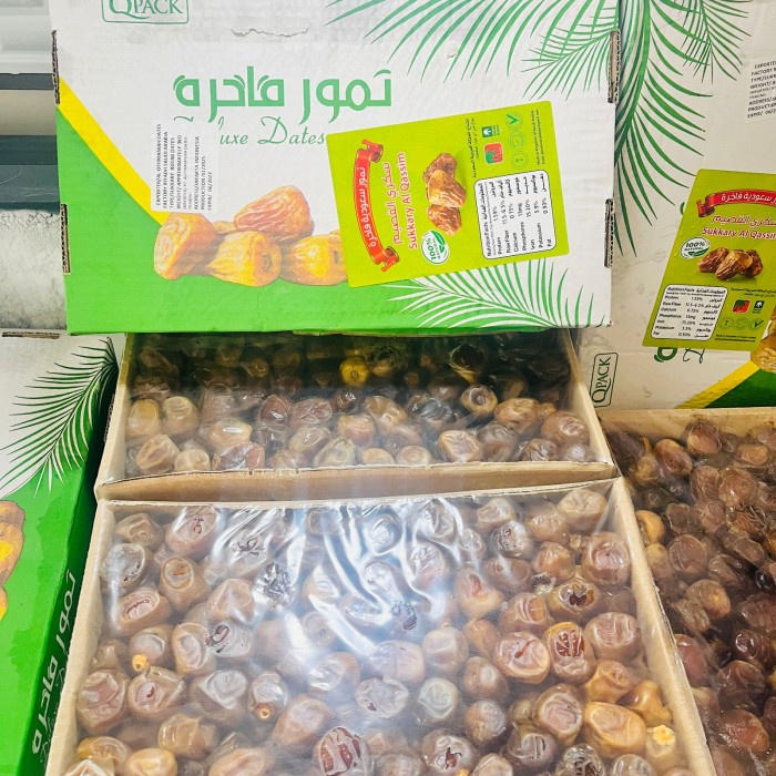 

Lezat- KURMA SUKARI PREMIUM DUS 3kg Sukari AL Qassim Kurma Raja Sukari Ruthob