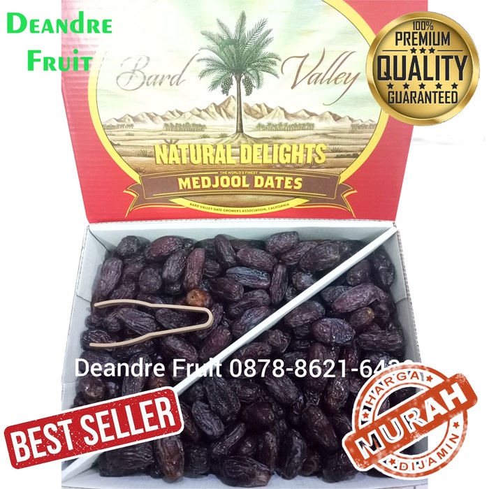 

Lezat- HARGA PROMO Buah Kurma Medjool 450gr USA JUMBO MERK TERBAIK