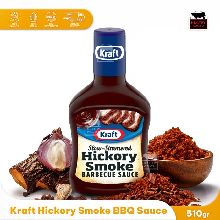 

Lezat- Kraft Hickory Smoke Barbeque BBQ Sauce Barbecue 510Gr