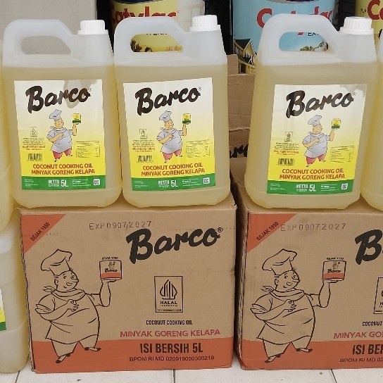 

Lezat- barco minyak goreng kelapa 5 liter
