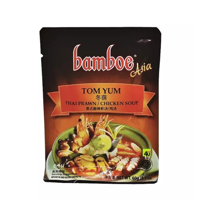 

Lezat- Bumbu Tom Yum Bamboe Asia - Bumbu Tomyam - BoxDus 12 Sachet
