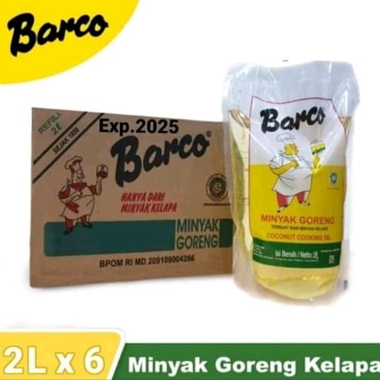 

Lezat- Minyak Goreng Barco 2L x 6 (1 karton)