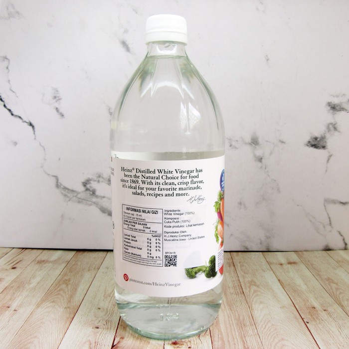 

Lezat- heinz white vinegar cuka putih 896 ml 32 oz