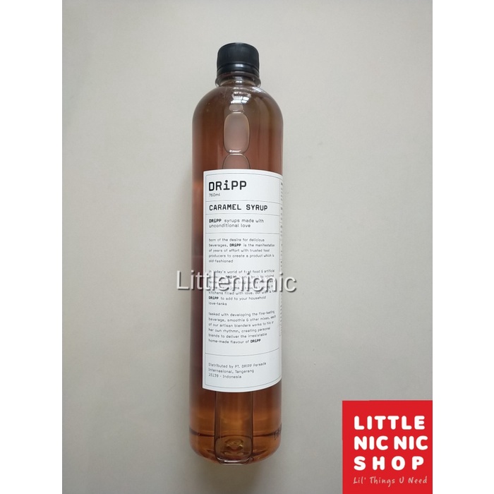 

Dripp Caramel Flavoured syrup sirup rasa minuman cafe