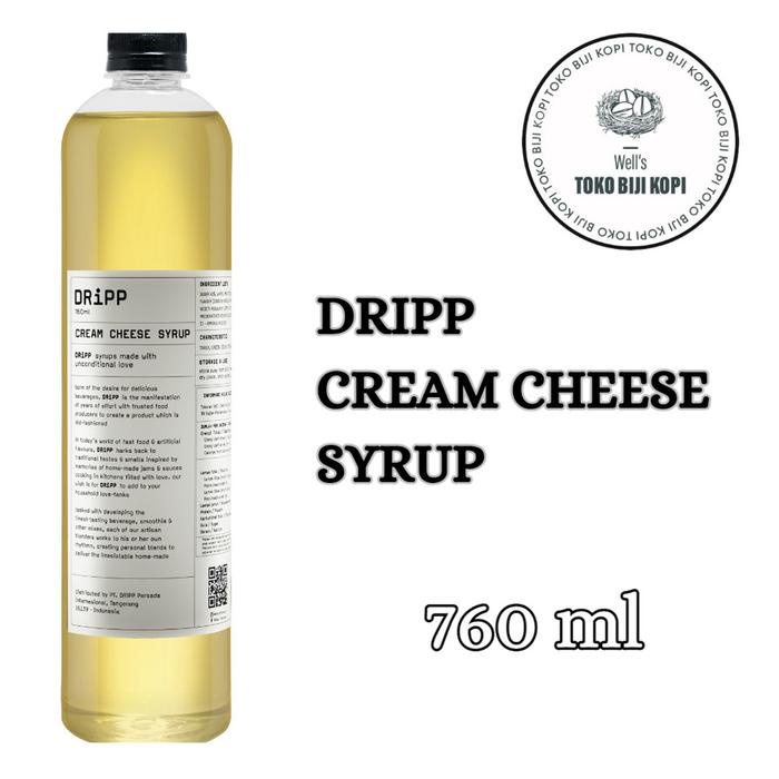 

DRIPP SYRUP CREAM CHEESE FLAVOUR - 760 ML / SIRUP DRIPP CREAM CHEESE