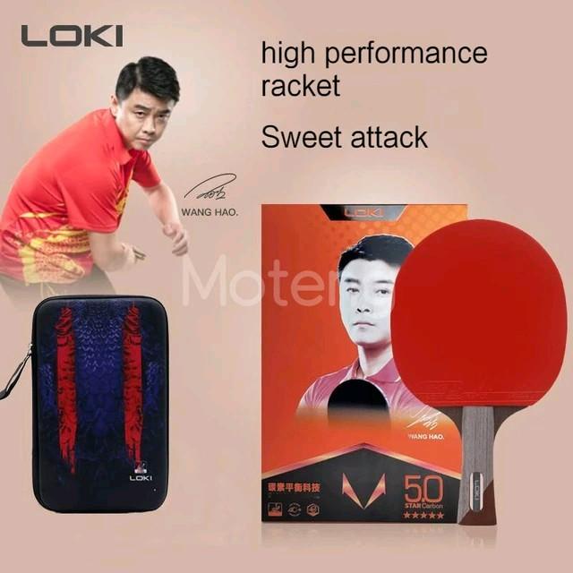 Bat Pingpong Loki Carbon Original 4 Star