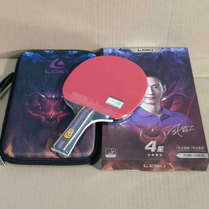 Bet Pingpong Tenis Meja Loki 4 Star Original