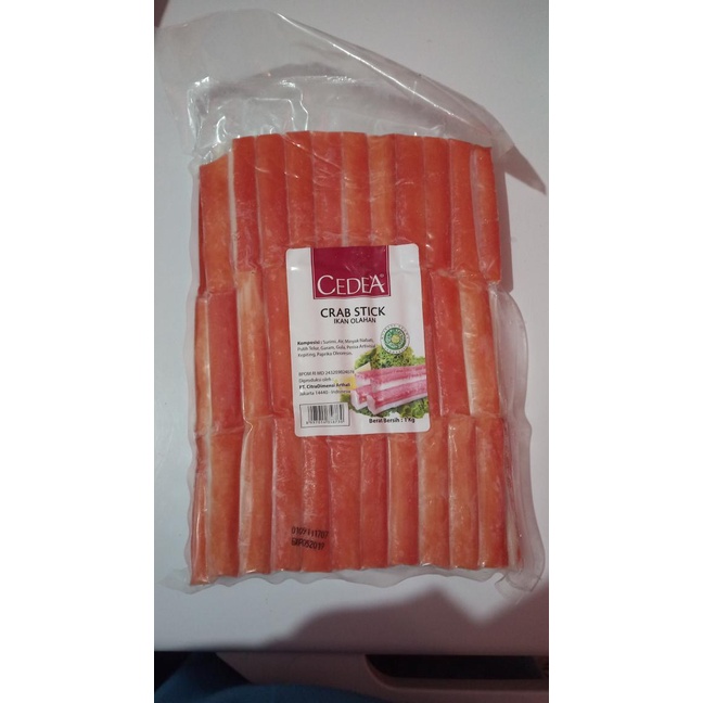 

Lezat- crabstick cedea / ikan olahan crab stick
