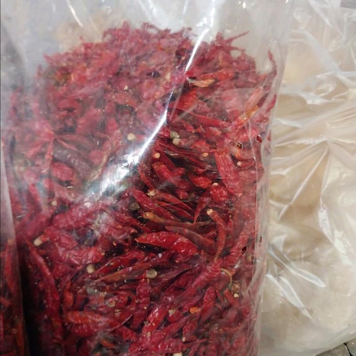 

Lezat- CABE RAWIT TEJA KERING KEMASAN 500gram PROMO MURAH Food Pedas [ B ]