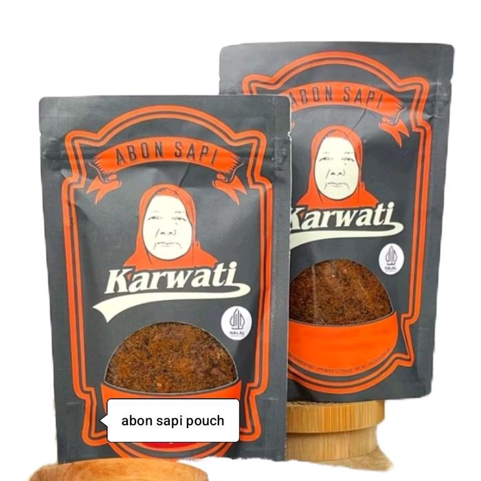 

Abon Sapi Karwati Khas Cianjur Kemasan Pouch Makanan