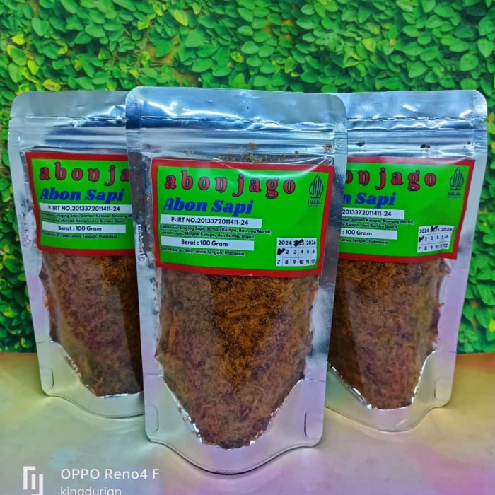 

Abon Jago Abon Sapi 100 gram