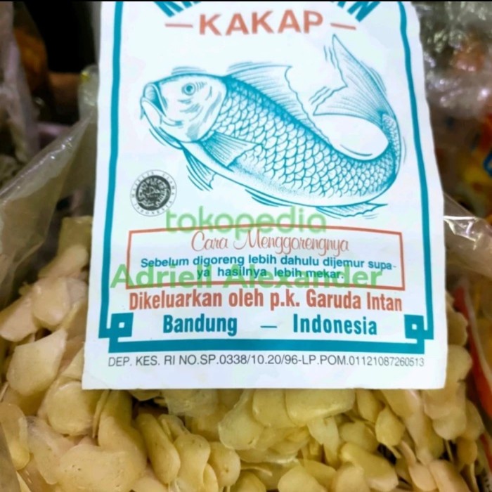 

Kerupuk Ikan Kakap Mentah 1kg