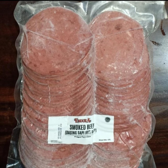 

Lezat- smoke beef endura 1kg rasa sama persis Yona 1 pabrik
