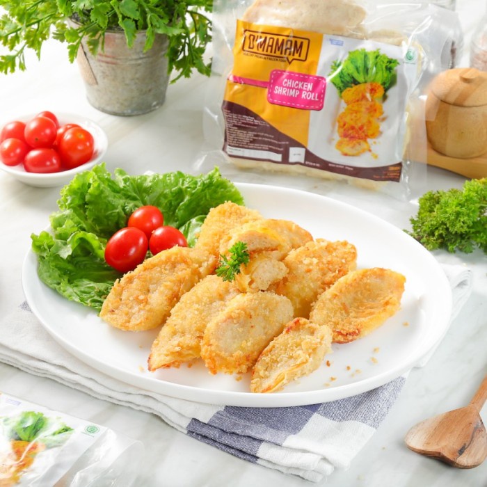 

Lezat- D'MAMAM Chicken Shrimp Roll NO MSG, HALAL, BPOM 250gr