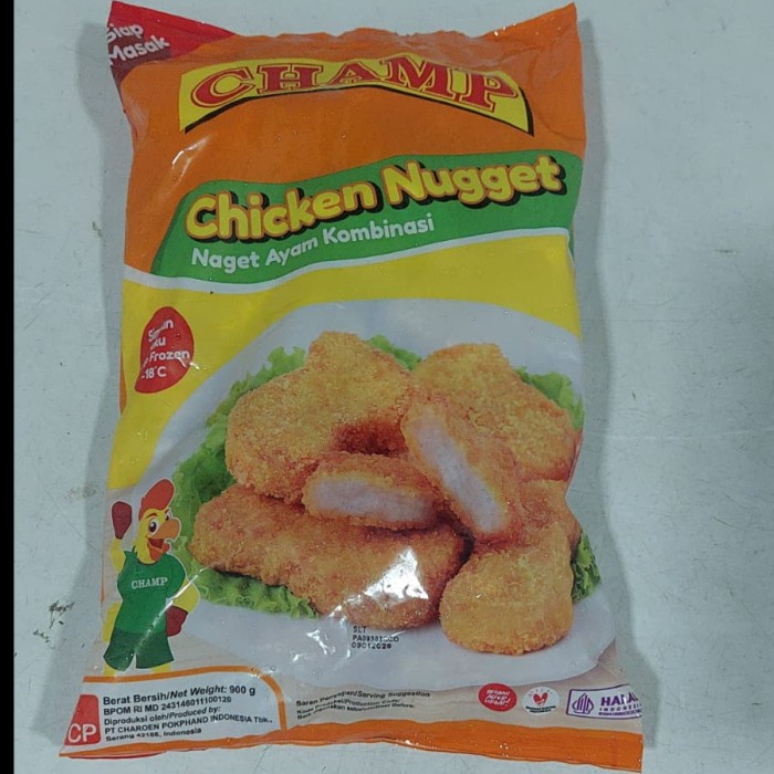 

Lezat- Champ Chicken Nugget ayam 900 g