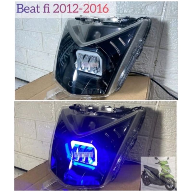 Reflektor Lampu Depan 3 LED Beat Fi 2012-2016 Kualitas Terbaik
