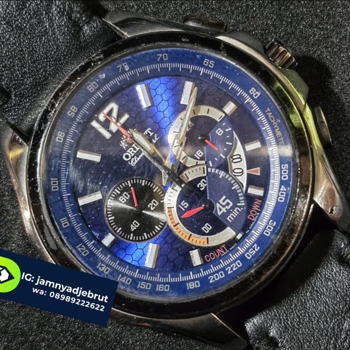 Jam Orient Sports Chronograph Original Bekas *