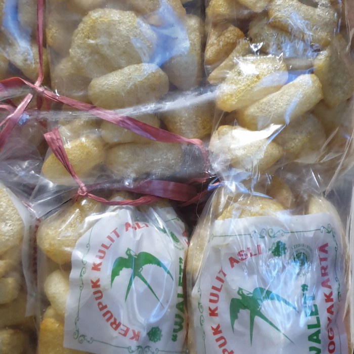 

Kerupuk Kulit Asli/Kerupuk Sayur /Krecek 250Gram.