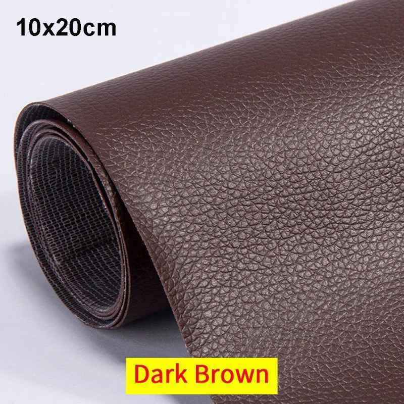 QJH Kulit Sintetis Tambal Sofa Self Adhesive Patches Sticker 10x20cm RX276 Ruang Tamu Sofa Medan