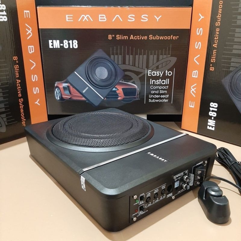 SUBWOOFER KOLONG EMBASSY EM 818 SUB KOLONG 8" EMBASSY PREMIUM SERIES