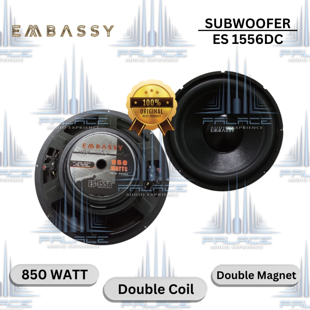 Subwoofer 15 Inch - Embassy ES 1556DC