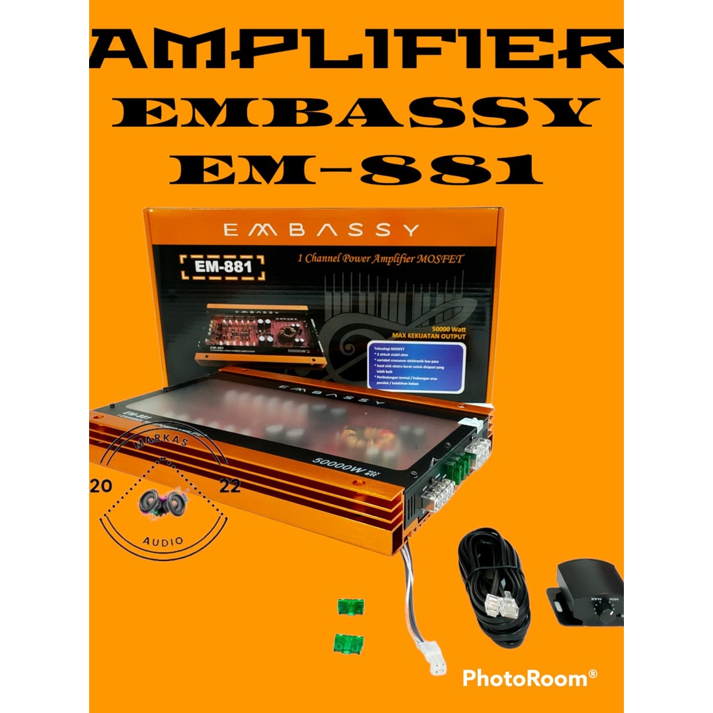 Power monoblock embassy em-881 power monoblok embassy em881