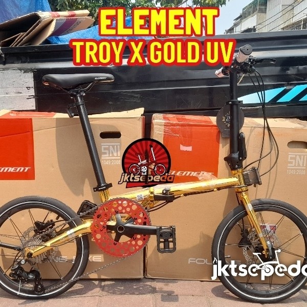 Sepeda Lipat Element Troy 10 Speed