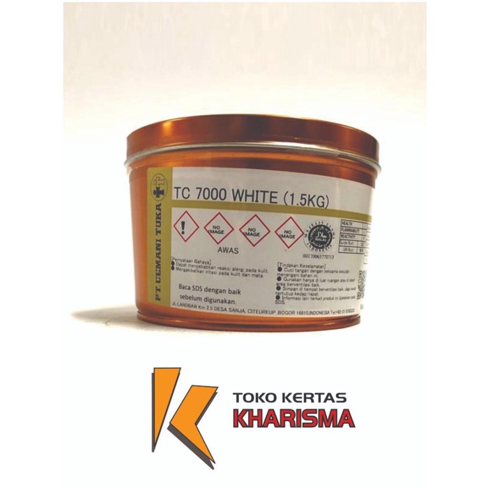 

TERLARIS Tinta Cetak , Cemani Toka , TC 7000 white