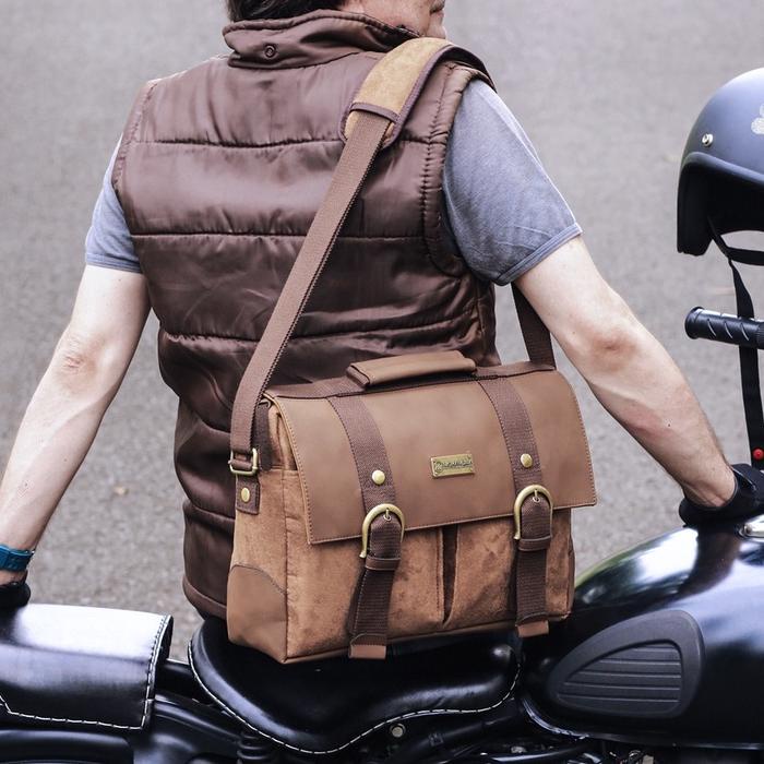 POSTBAG MAGE BY MOKAMULA TAS SELEMPANG PRIA PREMIUM VINTAGE MESSENGER BAG