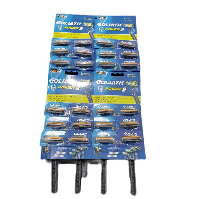 Flash- {24 pcs} Cukur jenggot 2 mata pisau/alat cukur jenggot