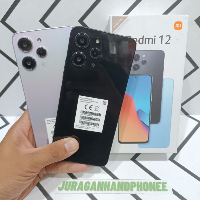 Redmi 12 Ram 8/256GB + 8/128GB Hp Second Seken Bekas Fullset Batangan *
