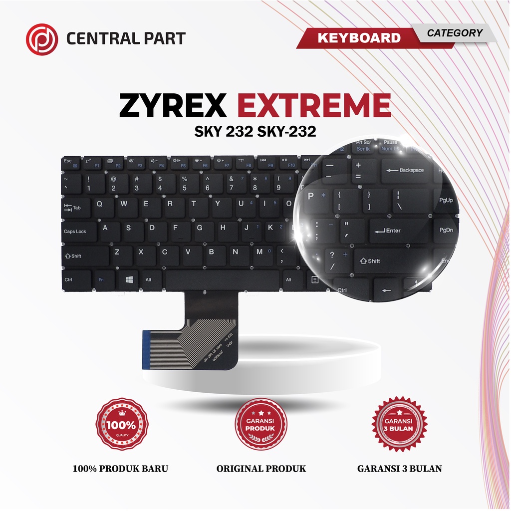 Keyboard Zyrex Xtreme Haier m4 SKY 232 SKY-232