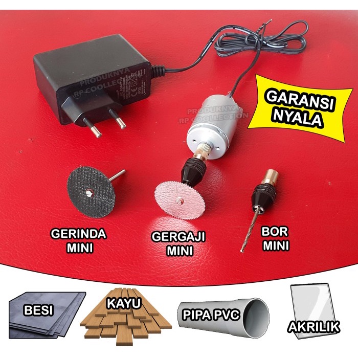 Paket Bor Mini Gerinda Gergaji Mini Murah Komplit Siap Pakai Murah