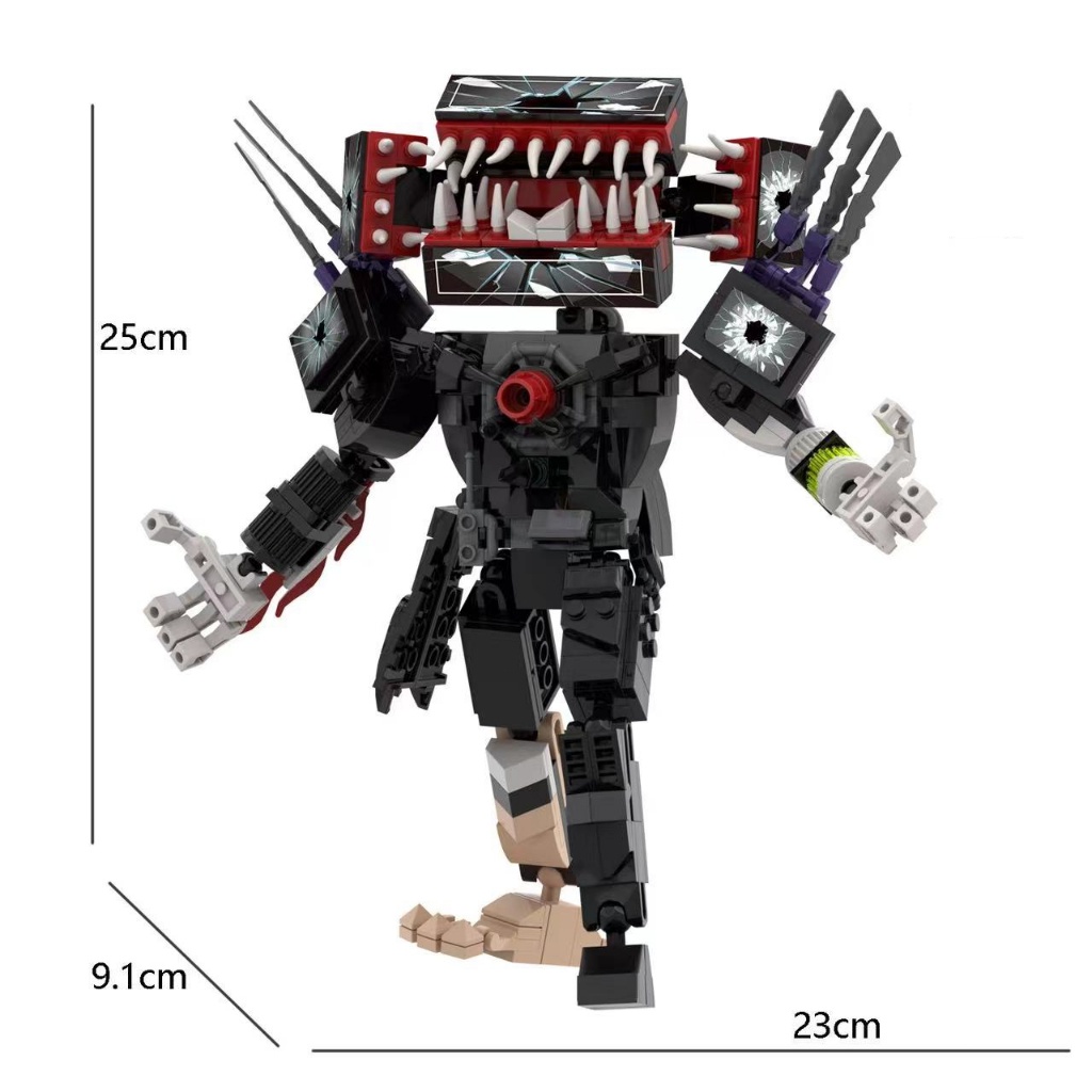 TWW Skibidi Toilet/Titan TV Man/Titan TV Man Murah/Titan TV Man Upgrade/Model Building Blocks