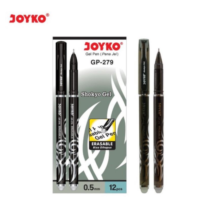 

Pulpen Hapus Joyko Gp - 279 Erasable / (1Pak/12Pcs)