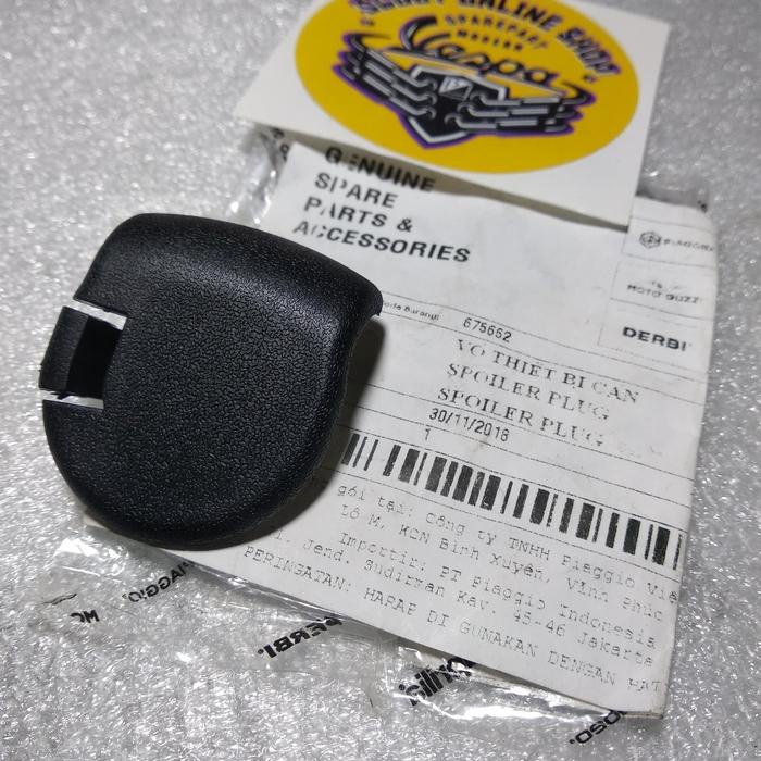 SPOILER PLUG/PENUTUP BAUT BODY SPOILER VESPA MATIC SPRINT/PRIMAVERA