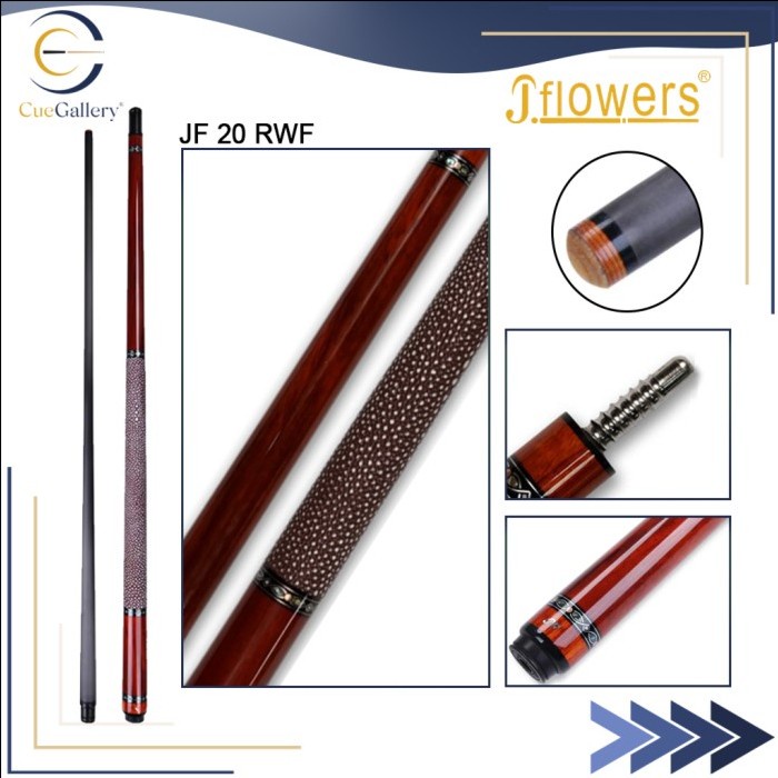 Limited.. Jflowers Cue Jf20-Rwf Carbon Stick Billiard Low Deflection Jfs