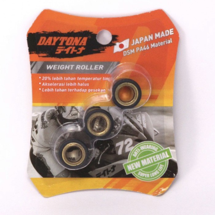 READY STOCK ROLLER 9 GRAM DAYTONA YAMAHA NMAX / MIO M3 / SOUL GT 125 / AEROX XEON