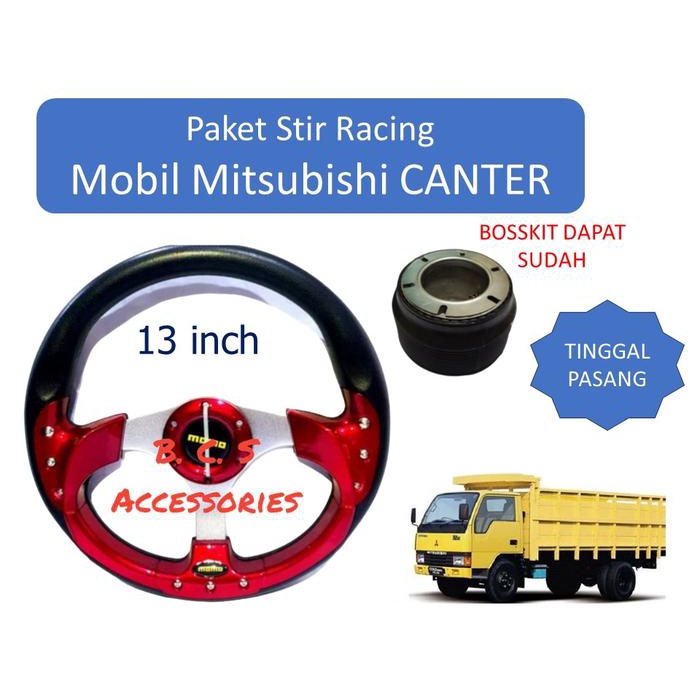Sale Paket Stir Racing Tinggal Pasang Khusus Mobil Canter - Stir Racing Berkualitas Untuk Mobil