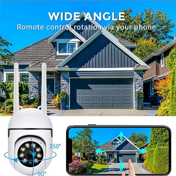 NEW IP CAM CCTV OUTDOOR 8MP SPEED DOME V380 PTZ WIRELESS 360 DERAJAT