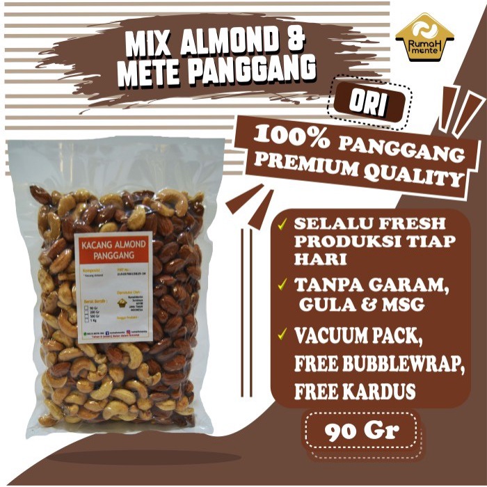 

(TopSeller) TRAIL MIX KACANG MEDE PANGGANG KACANG METE PANGGANG DAN KACANG ALMOND