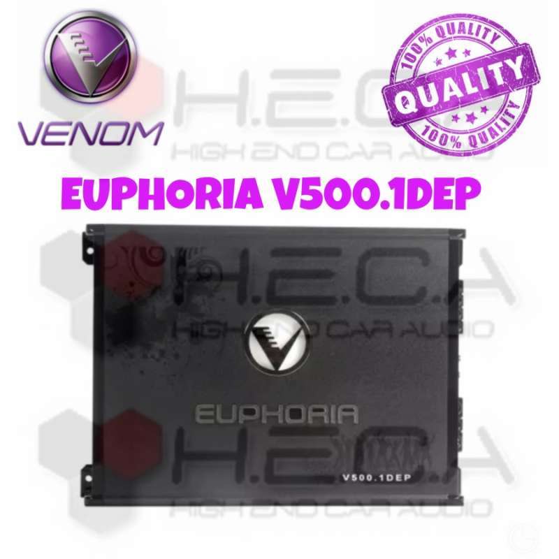 VENOM Euphoria V500.1DEP Power Monoblock 1Ch Amplifier Mono Block Blok *
