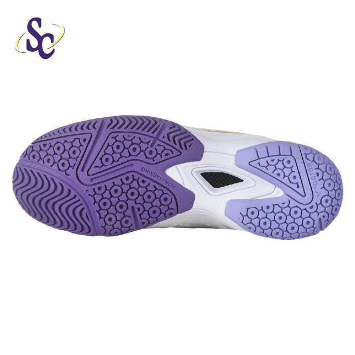 New Sepatu Badminton Victor Wide P9200TD AJ / P9200 TD AJ / P 9200 TD AJ White Purple