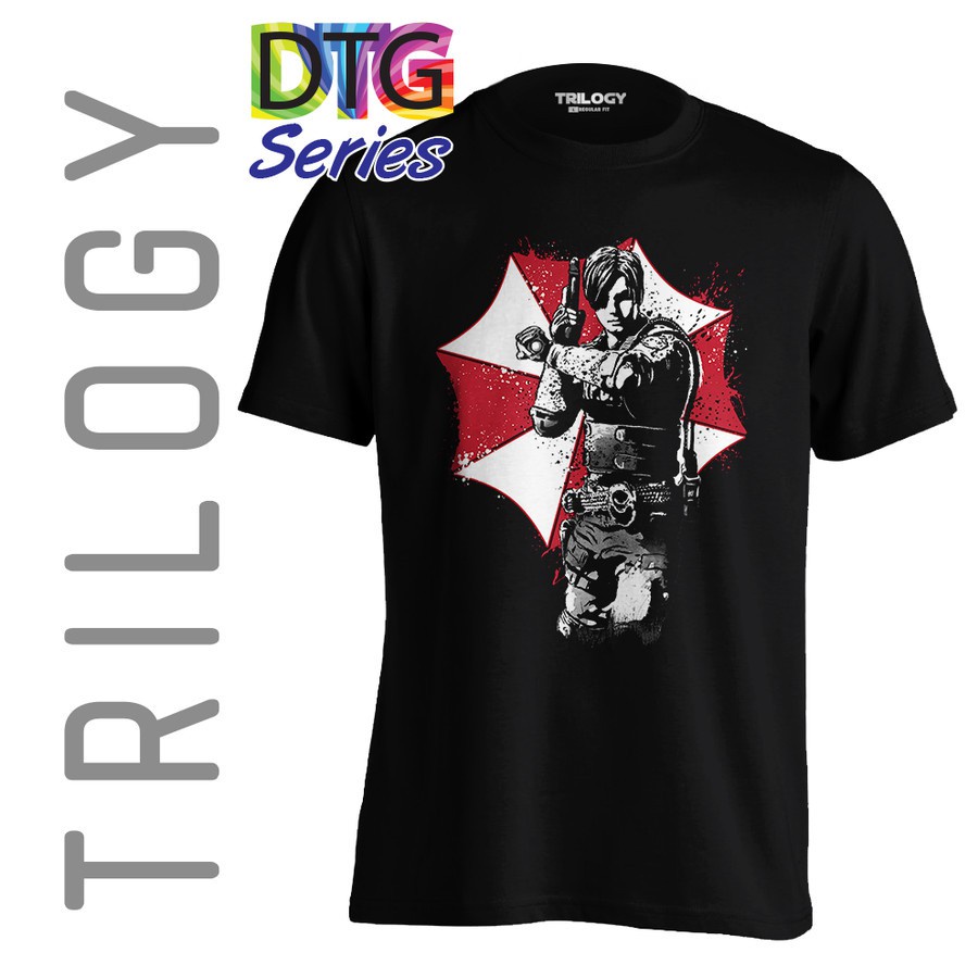 【Ori】TRILOGY DTG 0537 - Kaos Resident Evil - Leon Vintage - Kaos Premium - Game